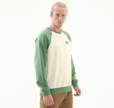 Vans Core Basic Raglan Crew Erkek Sweatshirt Krem