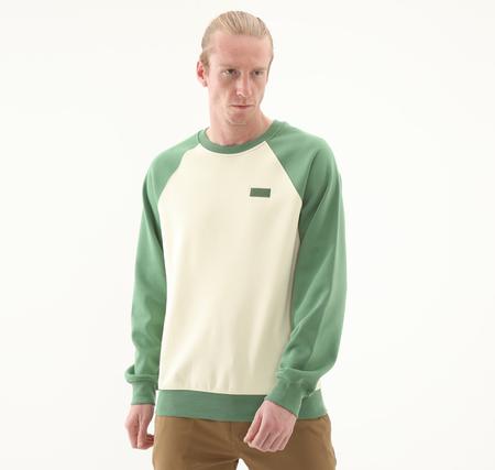 Vans Core Basic Raglan Crew Erkek Sweatshirt Krem
