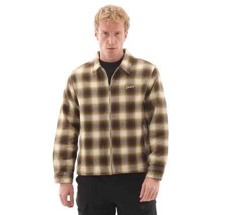 Vans Crestmont Plaid Shacket Erkek Ceket Kahve Vans Crestmont Plaid Shacket Erkek Ceket Kahve