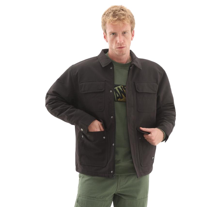 Vans Drill Chore Nylon Jacket Erkek Ceket Siyah Vans Drill Chore Nylon Jacket Erkek Ceket Siyah