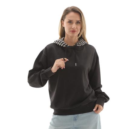 Vans Effy Hooded Crew Kadın Sweatshirt Siyah