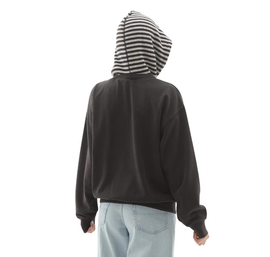 Vans Effy Hooded Crew Kadın Sweatshirt Siyah Vans Effy Hooded Crew Kadın Sweatshirt Siyah