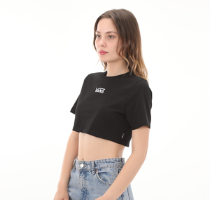 Vans Flying V Crew Crop Iı Kadın T-Shirt Lacivert