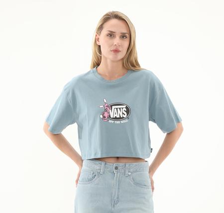 Vans Follow Relax Crop Ss Kadın Mavi