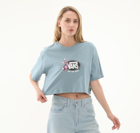 Vans Follow Relax Crop Ss Kadın Mavi
