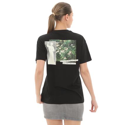 Vans Garden Oversized Ss Kadın T-Shirt Siyah