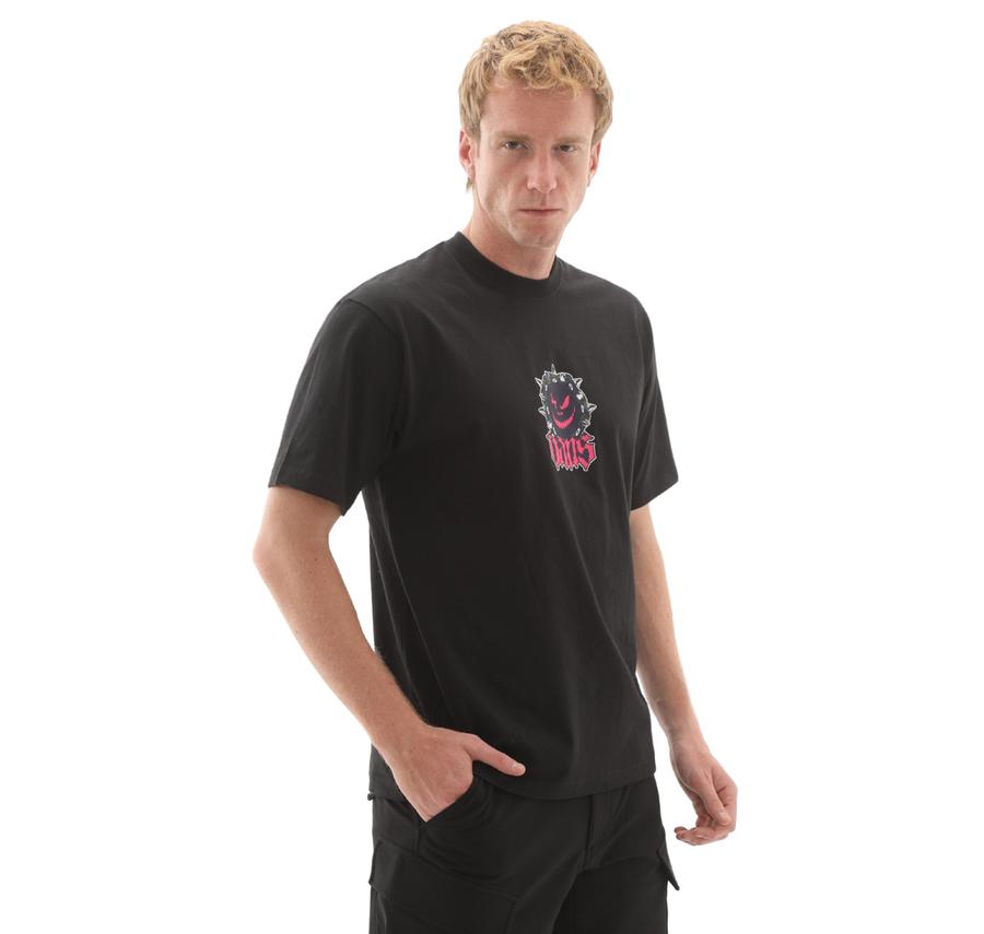Vans Happy Spike Ss Erkek T-Shirt Siyah Vans Happy Spike Ss Erkek T-Shirt Siyah