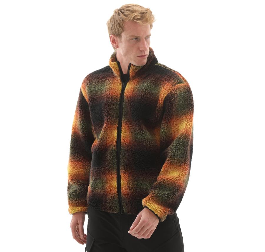 Vans Heights Sherpa Full Zip Erkek Ceket Kahve Vans Heights Sherpa Full Zip Erkek Ceket Kahve