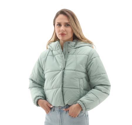 Vans Hillgate Cropped Puffer Kadın Mont Açık Mavi