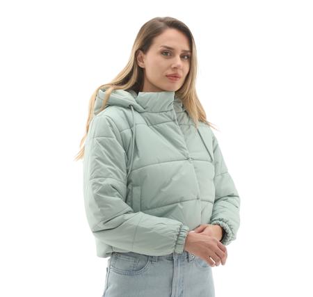 Vans Hillgate Cropped Puffer Kadın Mont Açık Mavi