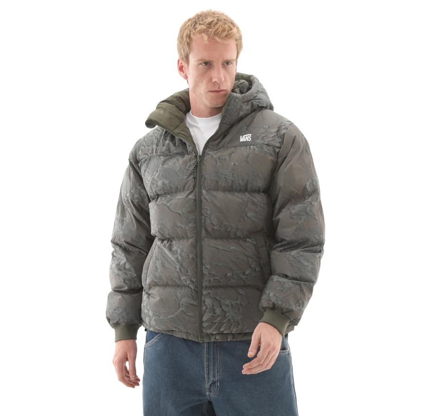 Vans Mte Bridgewood Reversible Puffer Erkek Mont Siyah Vans Mte Bridgewood Reversible Puffer Erkek Mont Siyah