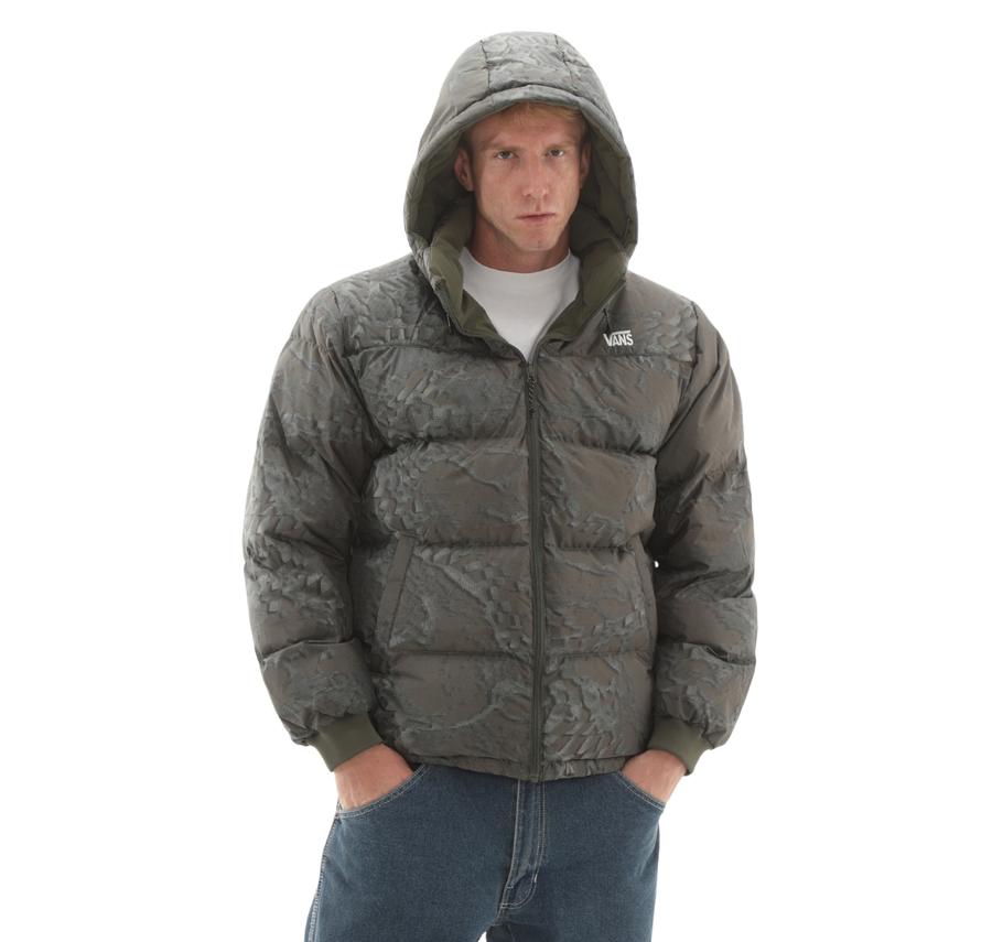 Vans Mte Bridgewood Reversible Puffer Erkek Mont Siyah Vans Mte Bridgewood Reversible Puffer Erkek Mont Siyah