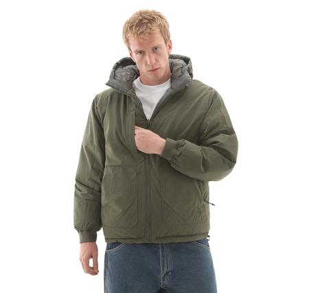 Vans Mte Bridgewood Reversible Puffer Erkek Mont Siyah