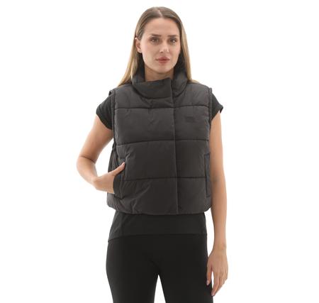 Vans Mte Hillgate Cropped Vest Kadın Siyah Vans Mte Hillgate Cropped Vest Kadın Siyah