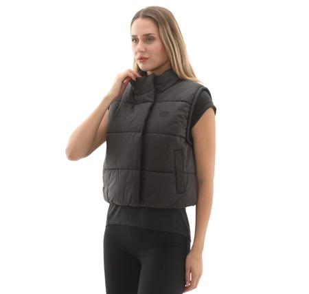 Vans Mte Hillgate Cropped Vest Kadın Siyah Vans Mte Hillgate Cropped Vest Kadın Siyah