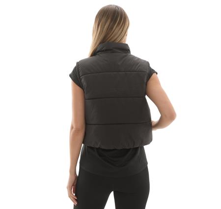 Vans Mte Hillgate Cropped Vest Kadın Siyah Vans Mte Hillgate Cropped Vest Kadın Siyah