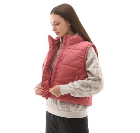 Vans Mte Hillgate Cropped Vest Kadın Yelek Pembe Vans Mte Hillgate Cropped Vest Kadın Yelek Pembe