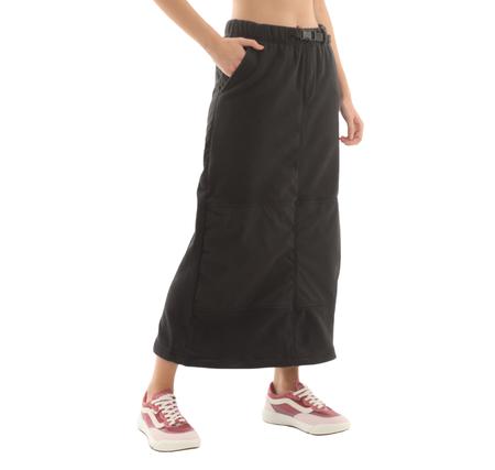 Vans Mte Trek Guide Polartec Skirt Kadın Elbise - Etek Siyah