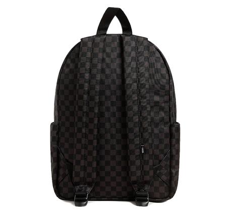 Vans Old Skool Grom Check Backpack Çocuk Sırt Çantası Siyah