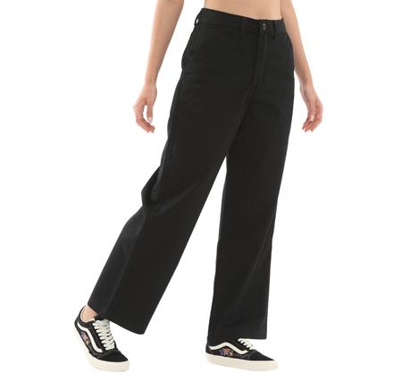 Vans Palmer Wide Leg Chino Pant Kadın Pantolon Siyah