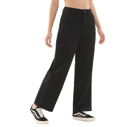 Vans Palmer Wide Leg Chino Pant Kadın Pantolon Siyah