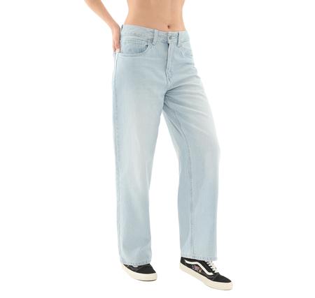 Vans Sirelle 5 Pocket Puddle Pants Kadın Pantolon Mavi