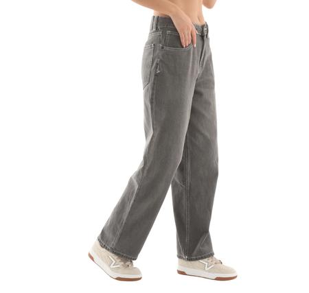 Vans Sirelle 5 Pocket Puddle Pants Kadın Pantolon Gri