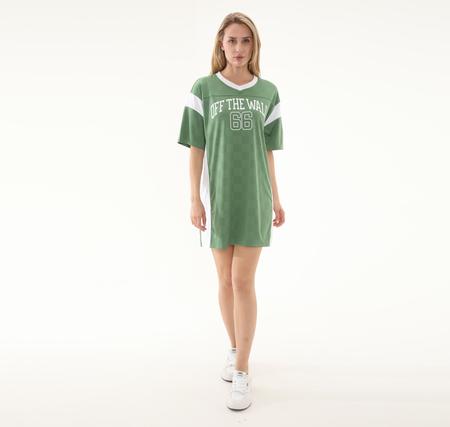 Vans Sixty Sixers Jersey Dress Kadın Yeşil