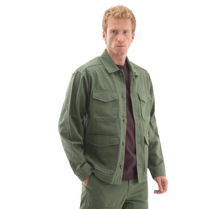 Vans Skate Atiba Haze Military Overshirt Erkek Ceket Yeşil