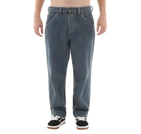 Vans Skate Check-5 Loose Denim Erkek Pantolon Mavi