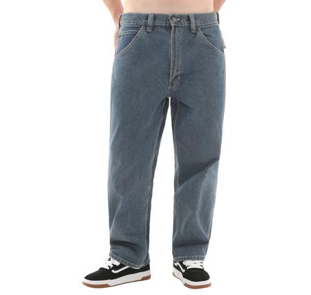 Vans Skate Check-5 Loose Denim Erkek Pantolon Mavi