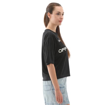 Vans Stevies Sports Jersey Kadın T-Shirt Siyah