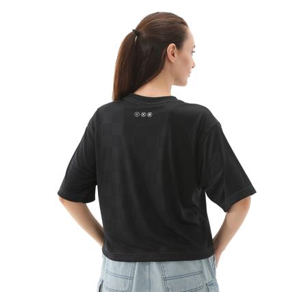 Vans Stevies Sports Jersey Kadın T-Shirt Siyah