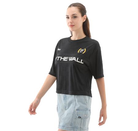 Vans Stevies Sports Jersey Kadın T-Shirt Siyah
