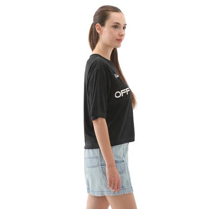 Vans Stevies Sports Jersey Kadın T-Shirt Siyah