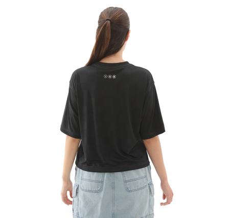 Vans Stevies Sports Jersey Kadın T-Shirt Siyah