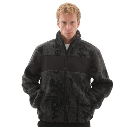 Vans Stiller Sherpa Full Zip Erkek Ceket Siyah Vans Stiller Sherpa Full Zip Erkek Ceket Siyah