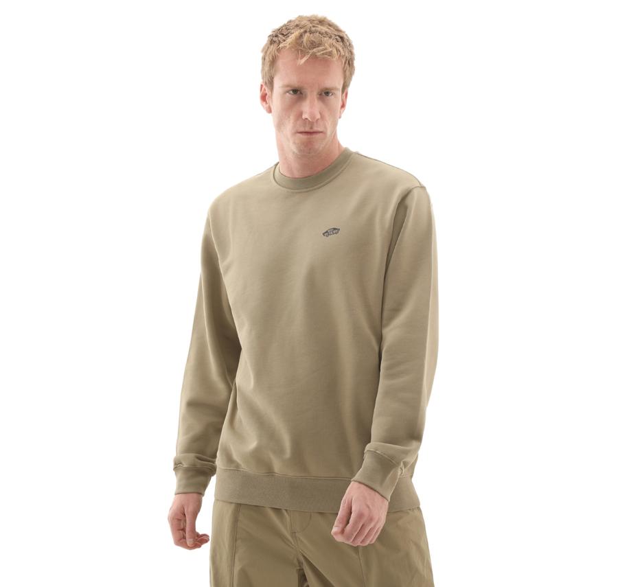 Vans Style 76 Iı Loose Ft Crew Erkek Sweatshirt Haki Vans Style 76 Iı Loose Ft Crew Erkek Sweatshirt Haki