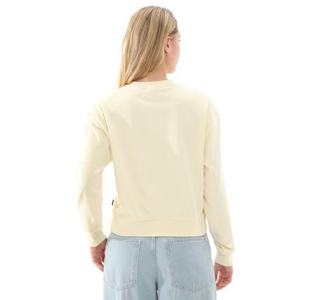 Vans W Essentıal Ft Rlx Crew Kadın Sweatshirt Krem