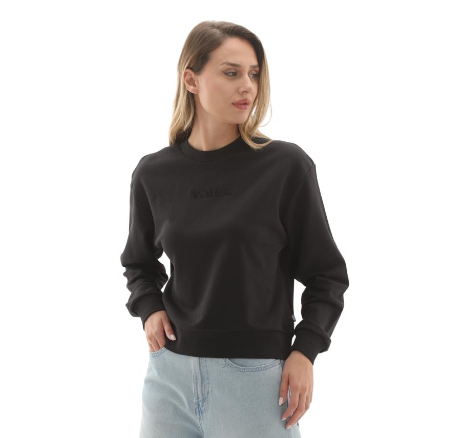 Vans W Essentıal H-Ft Rlx Crew Kadın Sweatshirt Siyah Vans W Essentıal H-Ft Rlx Crew Kadın Sweatshirt Siyah