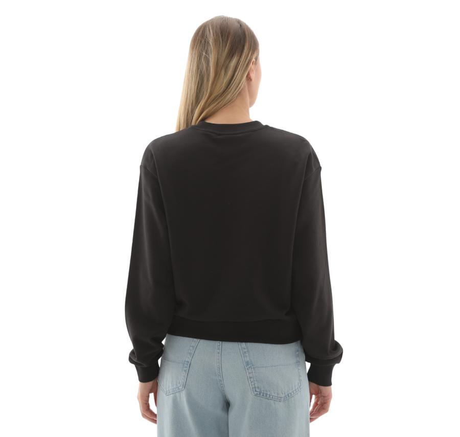 Vans W Essentıal H-Ft Rlx Crew Kadın Sweatshirt Siyah Vans W Essentıal H-Ft Rlx Crew Kadın Sweatshirt Siyah