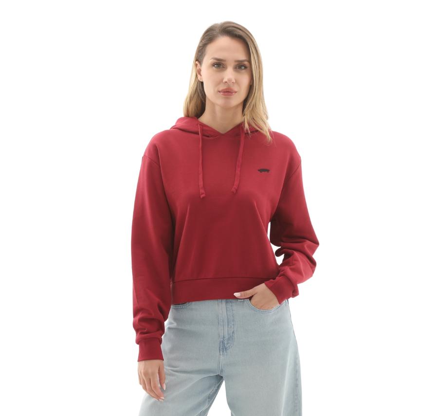 Vans W Salton Rlx Ft Po Kadın Sweatshirt Bordo Vans W Salton Rlx Ft Po Kadın Sweatshirt Bordo