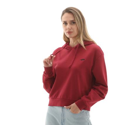 Vans W Salton Rlx Ft Po Kadın Sweatshirt Bordo