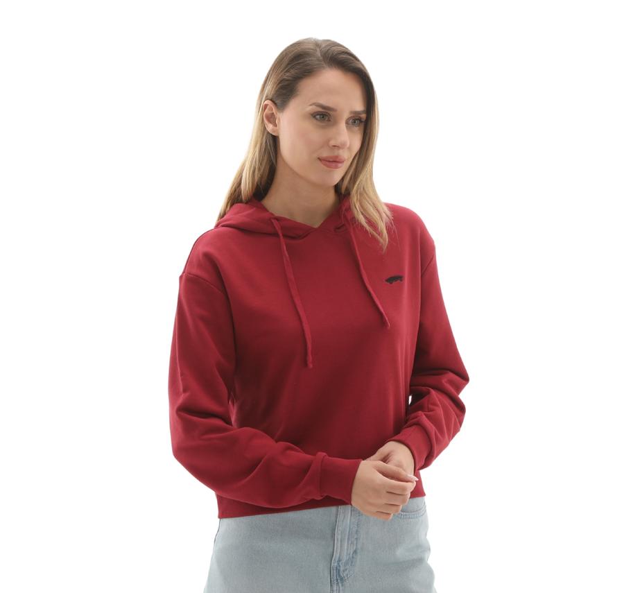 Vans W Salton Rlx Ft Po Kadın Sweatshirt Bordo Vans W Salton Rlx Ft Po Kadın Sweatshirt Bordo