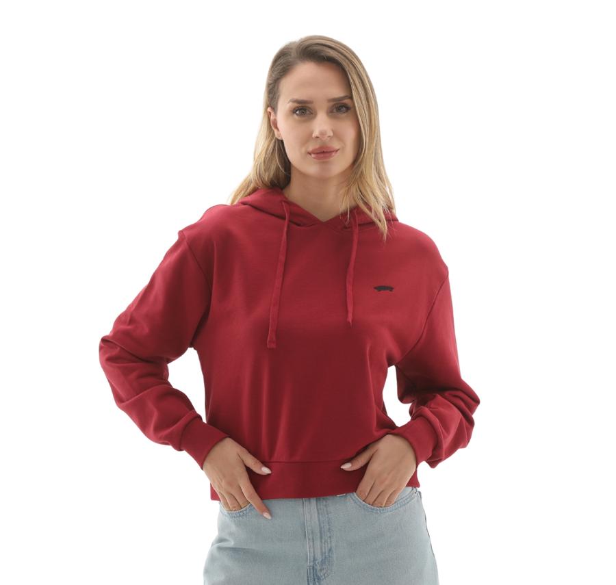 Vans W Salton Rlx Ft Po Kadın Sweatshirt Bordo Vans W Salton Rlx Ft Po Kadın Sweatshirt Bordo