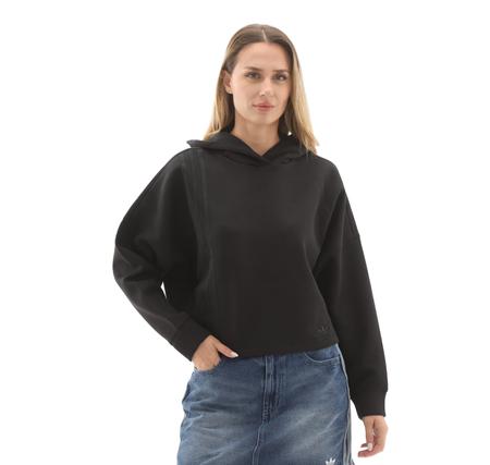 adidas 3 Strıpes Hoody Kadın Sweatshirt Siyah