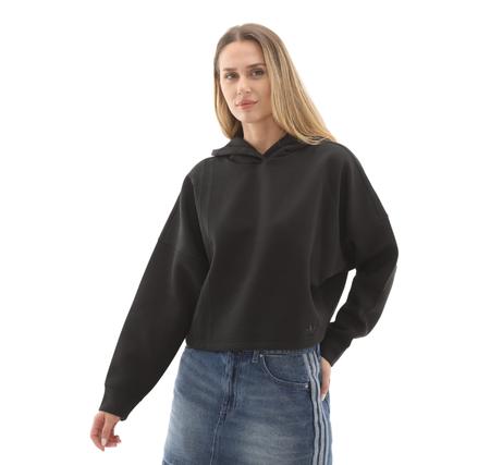 adidas 3 Strıpes Hoody Kadın Sweatshirt Siyah