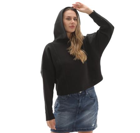 adidas 3 Strıpes Hoody Kadın Sweatshirt Siyah