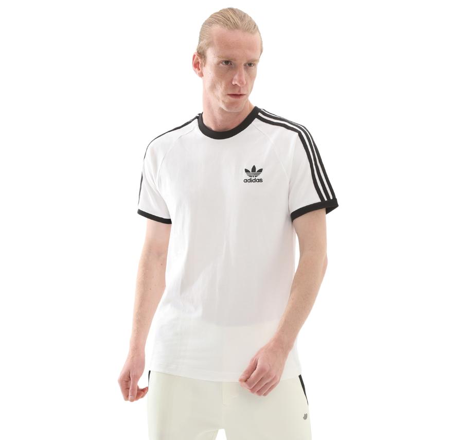 adidas 3-Strıpes Tee Erkek T-Shirt Beyaz adidas 3-Strıpes Tee Erkek T-Shirt Beyaz