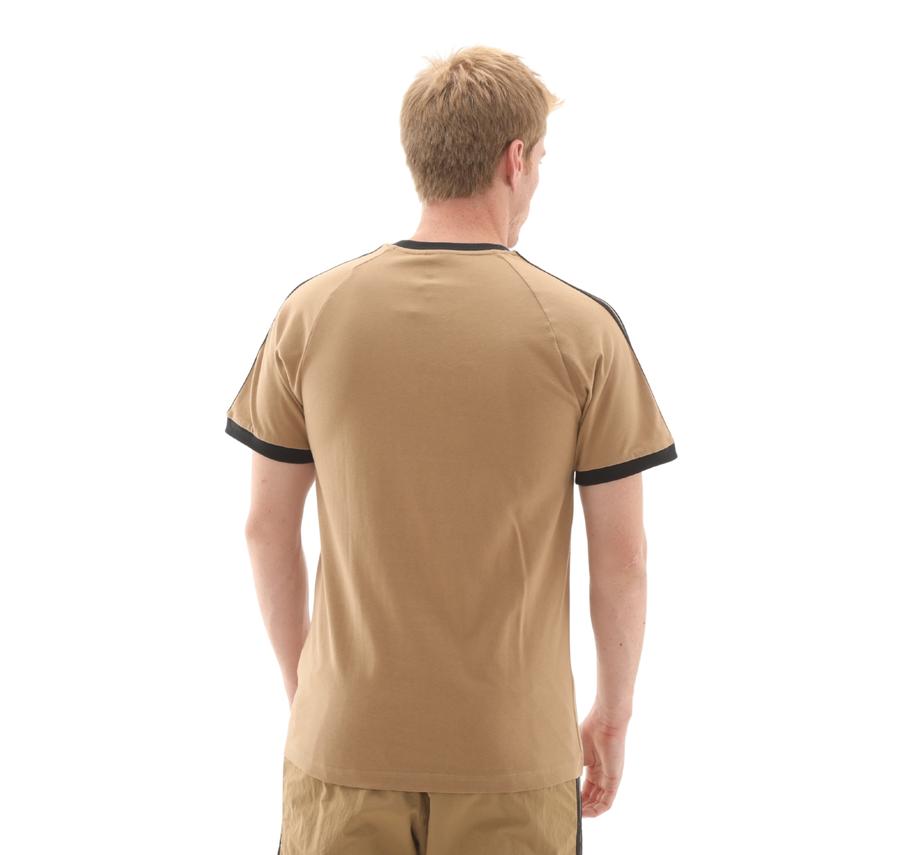adidas 3-Strıpes Tee Erkek T-Shirt Kahve adidas 3-Strıpes Tee Erkek T-Shirt Kahve